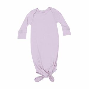 NEW Angel Dear Lavender Orchid Hush Knotted Gown 0-3 months